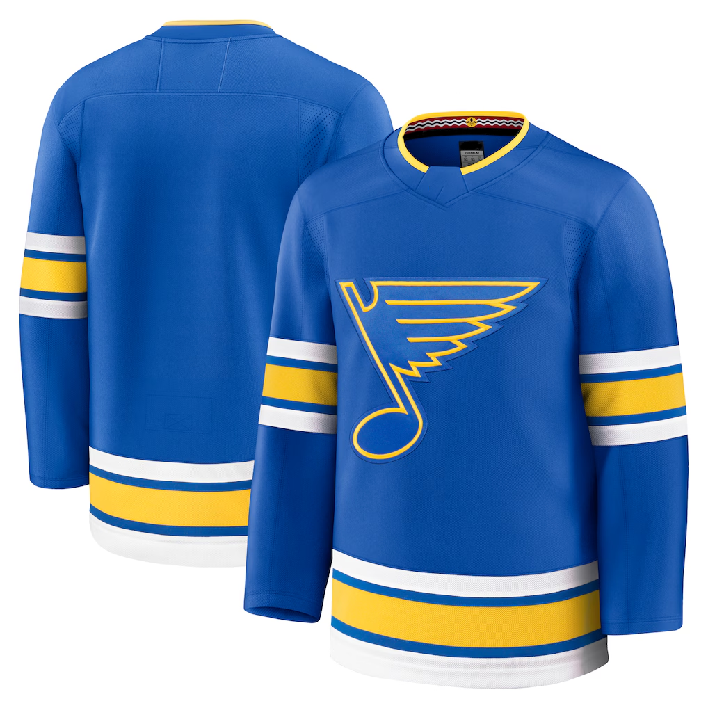 Tocy St.L.Blues Blue Home Premium Jerseys