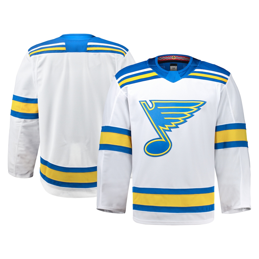 Tocy St.L.Blues White Away Authentic Pro Jerseys