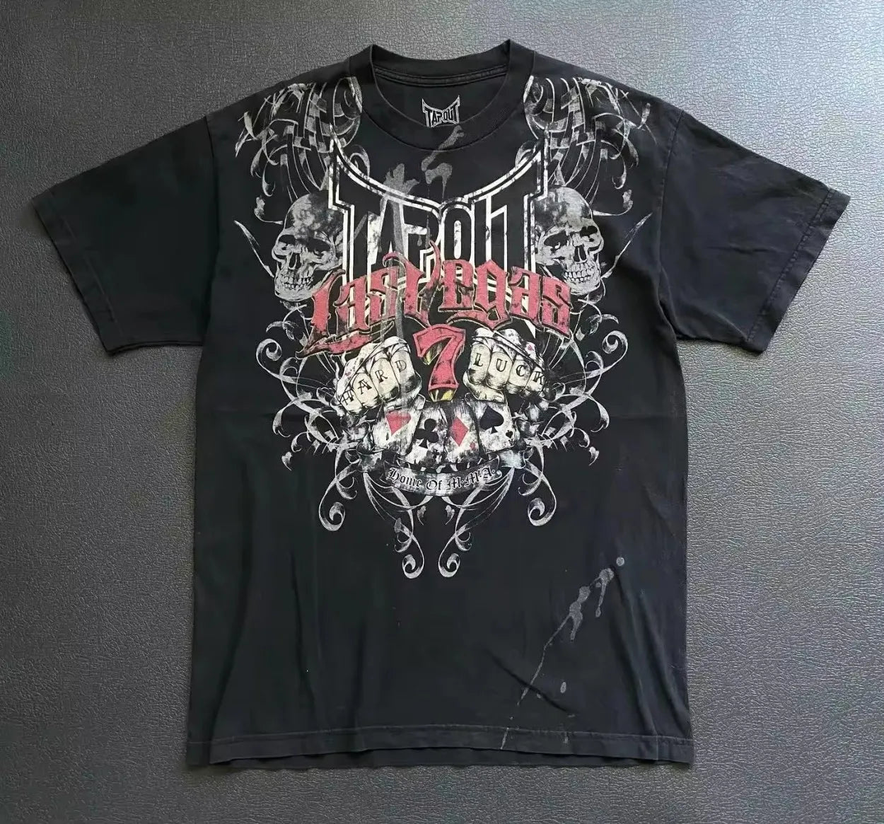 Cheap T-shirt Jerseys New men's summer fashion Gothic letter skull print soft and breathable round neck T-shirt outdoor street top