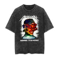 Cheap T-shirt Jerseys Metallica Rock Punk Vintage Washed T-shirt 2026 Men's and Women's American Retro Washed Luxury Y2k Top
