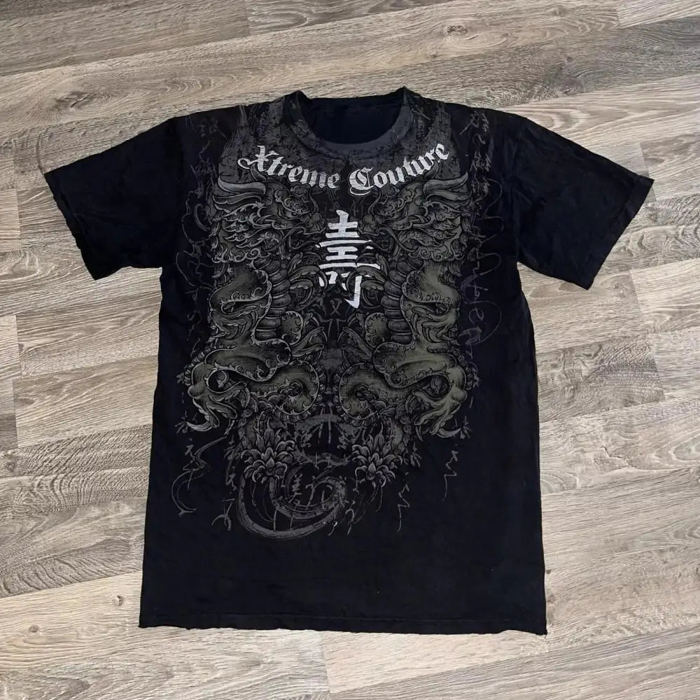 Cheap T-shirt Jerseys European and American men's summer fashion skull letter print comfortable and breathable round neck T-shirt outdoor street top