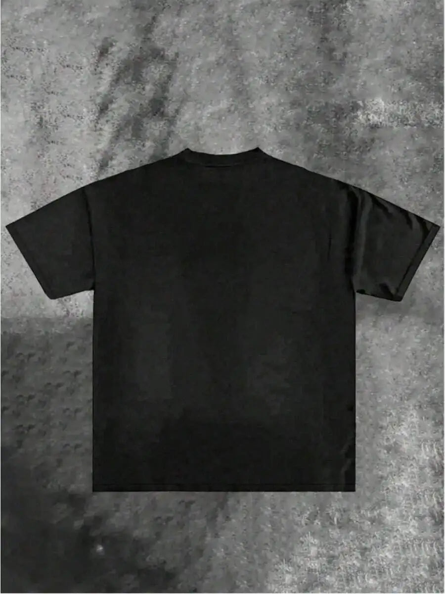 Cheap T-shirt Jerseys Men's Fashion Men's Printed Short Sleeved T-Shirt, Men's Round Neck Top, 180g 100% Pure Cotton Fabric