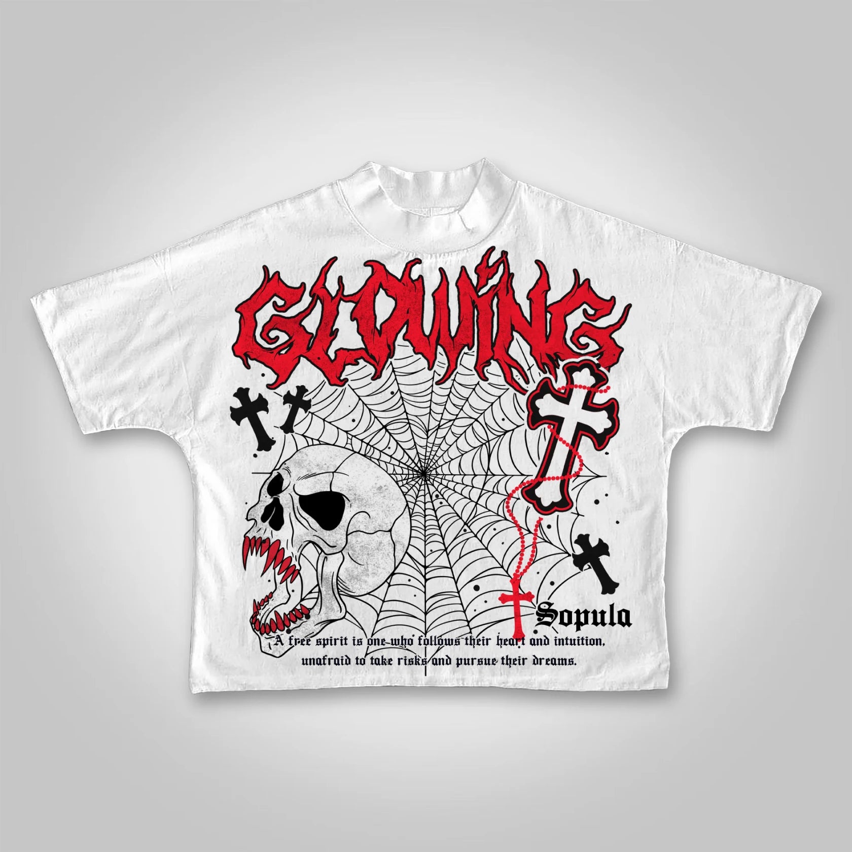 Cheap T-shirt Jerseys Vintage Dark Centipede Skeletal Graphic Cotton Print T-shirt Men Y2K Summer Short Sleeves Oversize T-shirt Women Casual Tee Tops