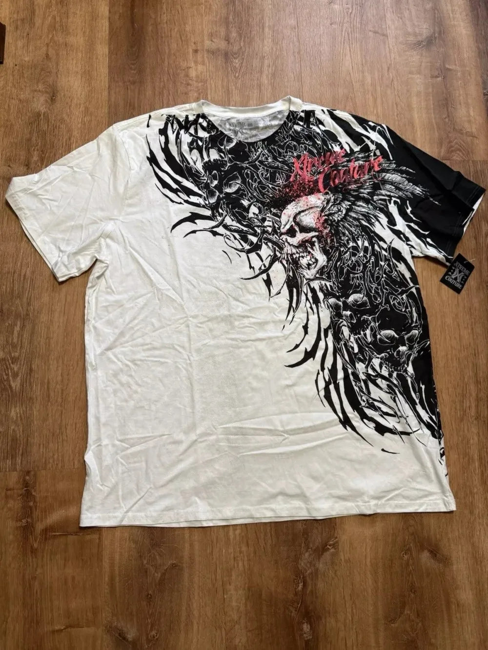 Cheap T-shirt Jerseys European and American men's summer fashion skull letter print comfortable and breathable round neck T-shirt outdoor street top