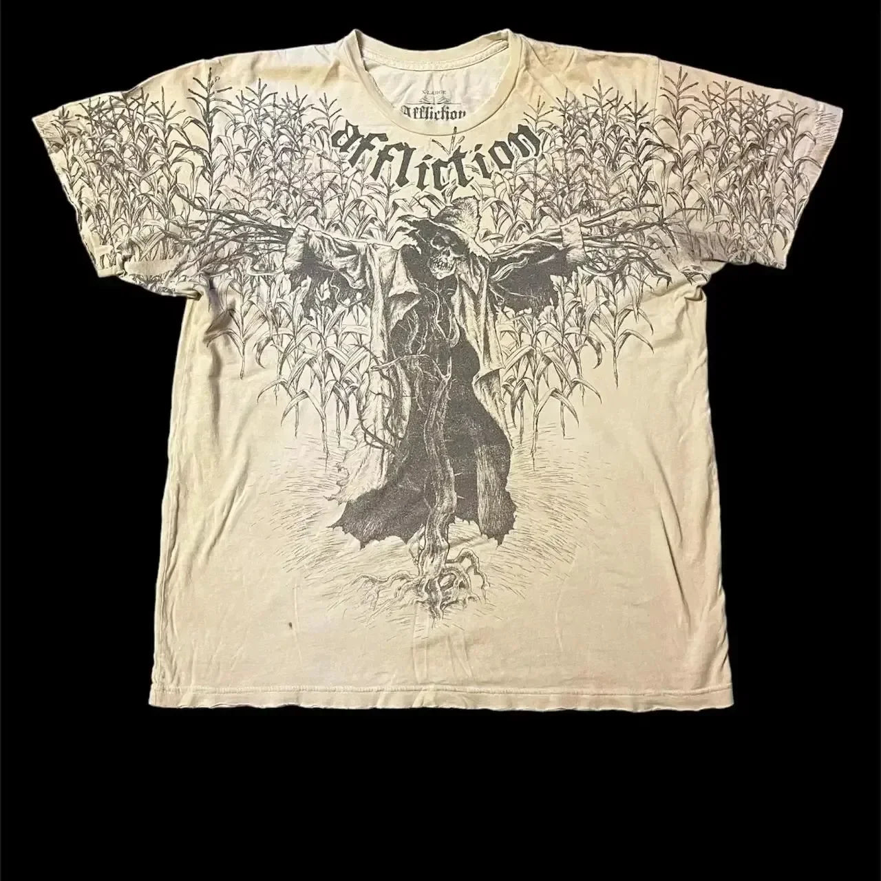 Cheap T-shirt Jerseys Y2K Affliction Graphic T Shirt Mens Large Grunge Wings New Fashion Style Couple Tops Pure Cotton Short Sleeves