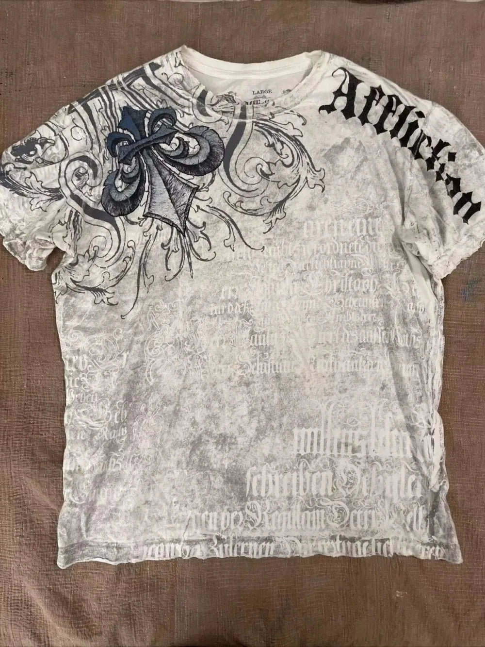 Cheap T-shirt Jerseys Summer Men's Breathable Round Neck T-shirt Y2K Retro Clothing Punk Hip Hop Pattern Printed Outdoor Fashion Top