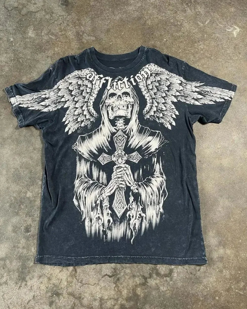 Cheap T-shirt Jerseys Summer Men's Breathable Round Neck T-shirt Y2K Retro Clothing Punk Hip Hop Pattern Printed Outdoor Fashion Top