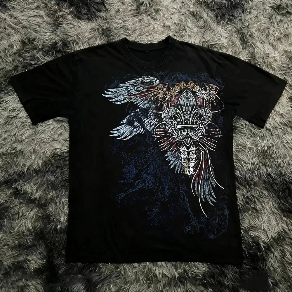 Cheap T-shirt Jerseys Vintage Y2K Tapout T Shirt Men Women Summer Graphic Print T-shirt USA Y2K 90s Tee Fashion Gothic Streetwear Summer Tee Tops
