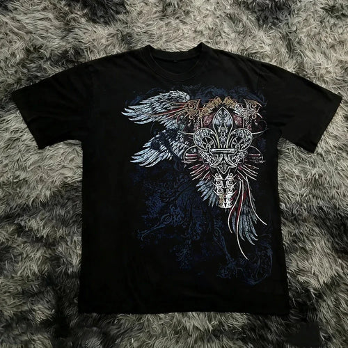 Cheap T-shirt Jerseys Vintage Y2K Tapout T Shirt Men Women Summer Graphic Print T-shirt USA Y2K 90s Tee Fashion Gothic Streetwear Summer Tee Tops
