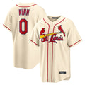 tocy St. Louis Cardinals #0 Masyn Winn Player Cream Home Game Stitched Jerseys