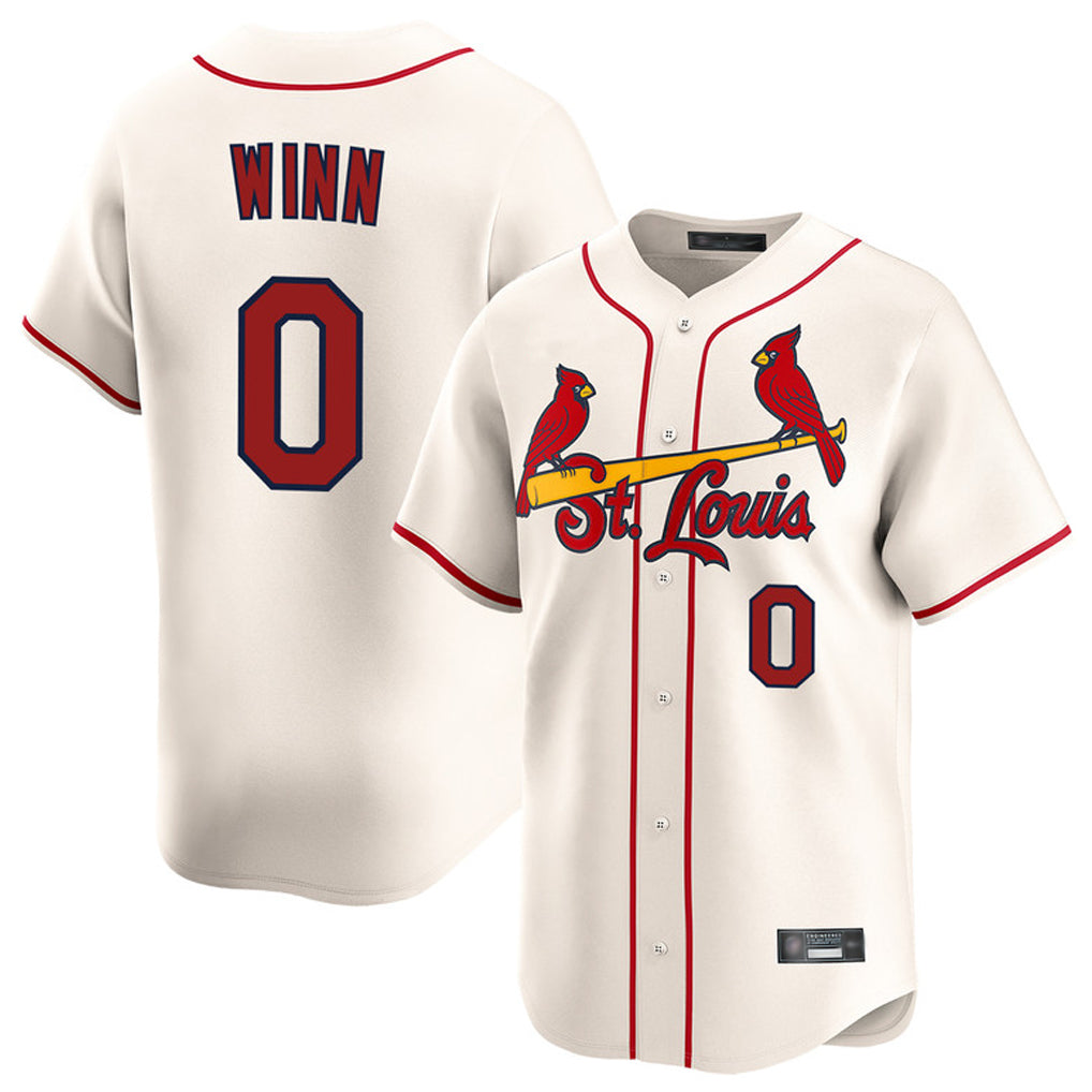 tocy St. Louis Cardinals #0 Masyn Winn Player Cream Home Limited Stitched Jerseys