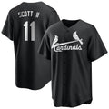tocy St. Louis Cardinals #11 Victor Scott II Player Black City Connect Home Limited Stitched Jerseys
