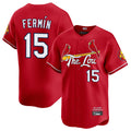 tocy St. Louis Cardinals #15 Jose Fermin Player Red City Connect Limited Stitched Jerseys