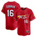 tocy St. Louis Cardinals #16 Nolan Gorman Player Red City Connect Limited Stitched Jerseys