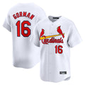 tocy St. Louis Cardinals #16 Nolan Gorman Player White Home Limited Stitched Jerseys