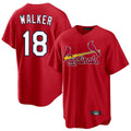 tocy St. Louis Cardinals #18 Jordan Walker Player Red Home Game Stitched Jerseys