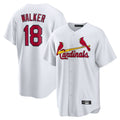 tocy St. Louis Cardinals #18 Jordan Walker Player White Home Game Stitched Jerseys