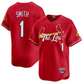 tocy St. Louis Cardinals #1 Ozzie Smith Player Red City Connect Limited Stitched Jerseys