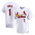 tocy St. Louis Cardinals #1 Ozzie Smith Player White Home Limited Stitched Jerseys