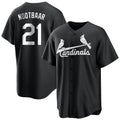 tocy St. Louis Cardinals #21 Lars Nootbaar Player Black City Connect Home Limited Stitched Jerseys