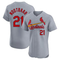 tocy St. Louis Cardinals #21 Lars Nootbaar Player Gary Home Limited Elite Stitched Jerseys