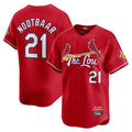 tocy St. Louis Cardinals #21 Lars Nootbaar Player Red City Connect Limited Stitched Jerseys