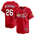tocy St. Louis Cardinals #26 JJ Wetherholt Player Red City Connect Limited Stitched Jerseys