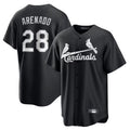 tocy St. Louis Cardinals #28 Nolan Arenado Player Black City Connect Home Limited Stitched Jerseys