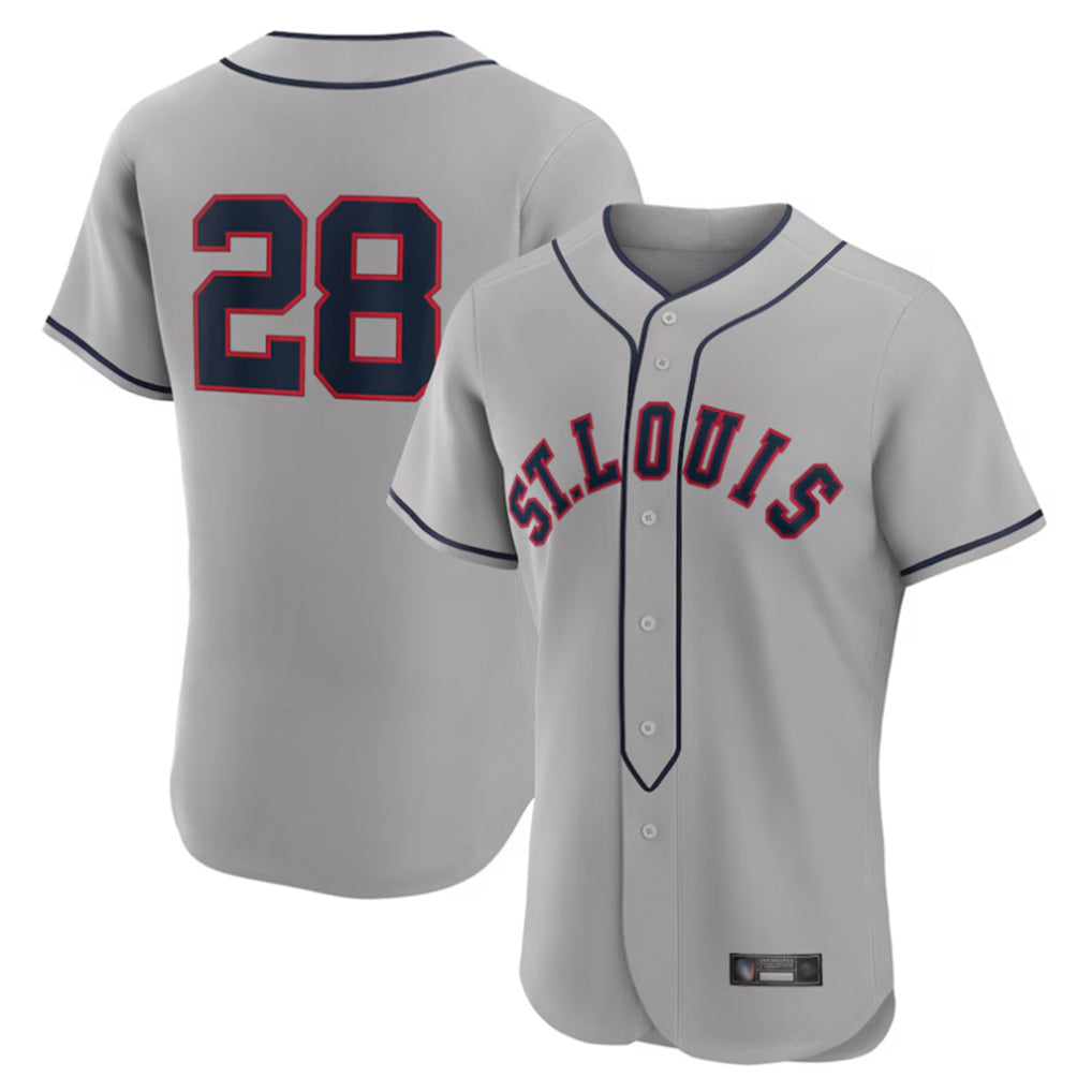 tocy St. Louis Cardinals #28 Nolan Arenado Player Gray Home Limited Elite Stitched Jerseys