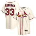 tocy St. Louis Cardinals #33 Brendan Donovan Player Cream Home Game Stitched Jerseys