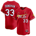 tocy St. Louis Cardinals #33 Brendan Donovan Player Red City Connect Limited Stitched Jerseys