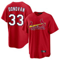 tocy St. Louis Cardinals #33 Brendan Donovan Player Red Home Game Stitched Jerseys