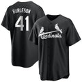 tocy St. Louis Cardinals #41 Alec Burlesona Player Black City Connect Home Limited Stitched Jerseys