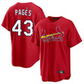 tocy St. Louis Cardinals #43 Pedro Pages Player Red Home Game Stitched Jerseys