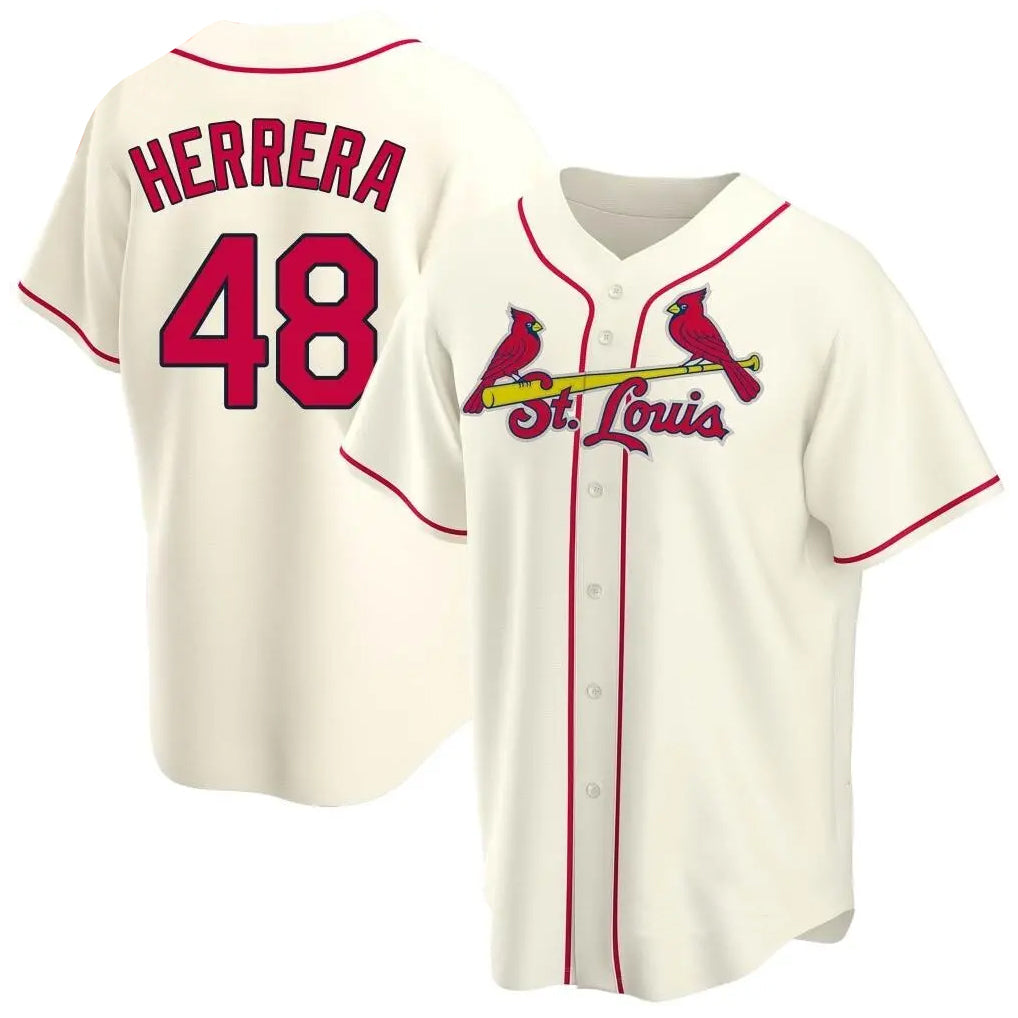 tocy St. Louis Cardinals #48 Ivan Herrera Player Cream Home Game Stitched Jerseys