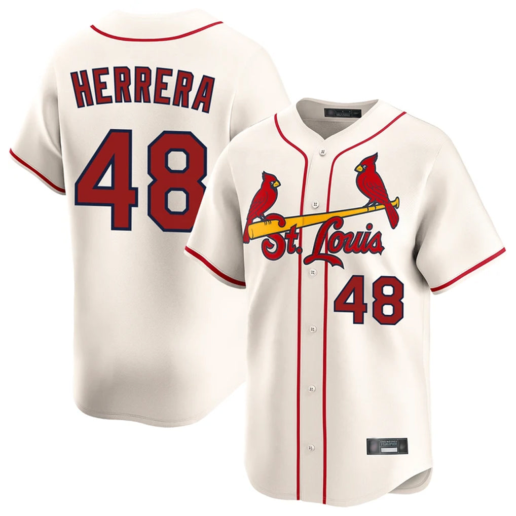 tocy St. Louis Cardinals #48 Ivan Herrera Player Cream Home Limited Stitched Jerseys
