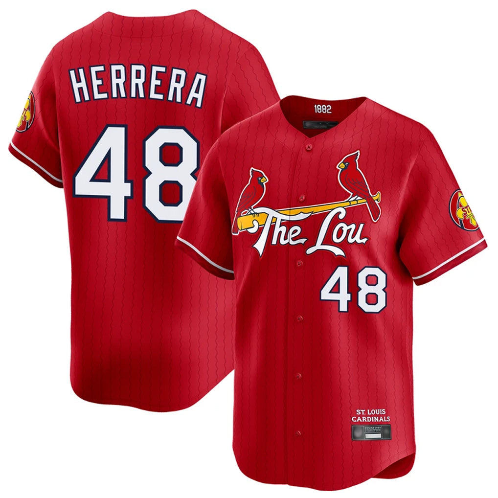 tocy St. Louis Cardinals #48 Ivan Herrera Player Red City Connect Limited Stitched Jerseys