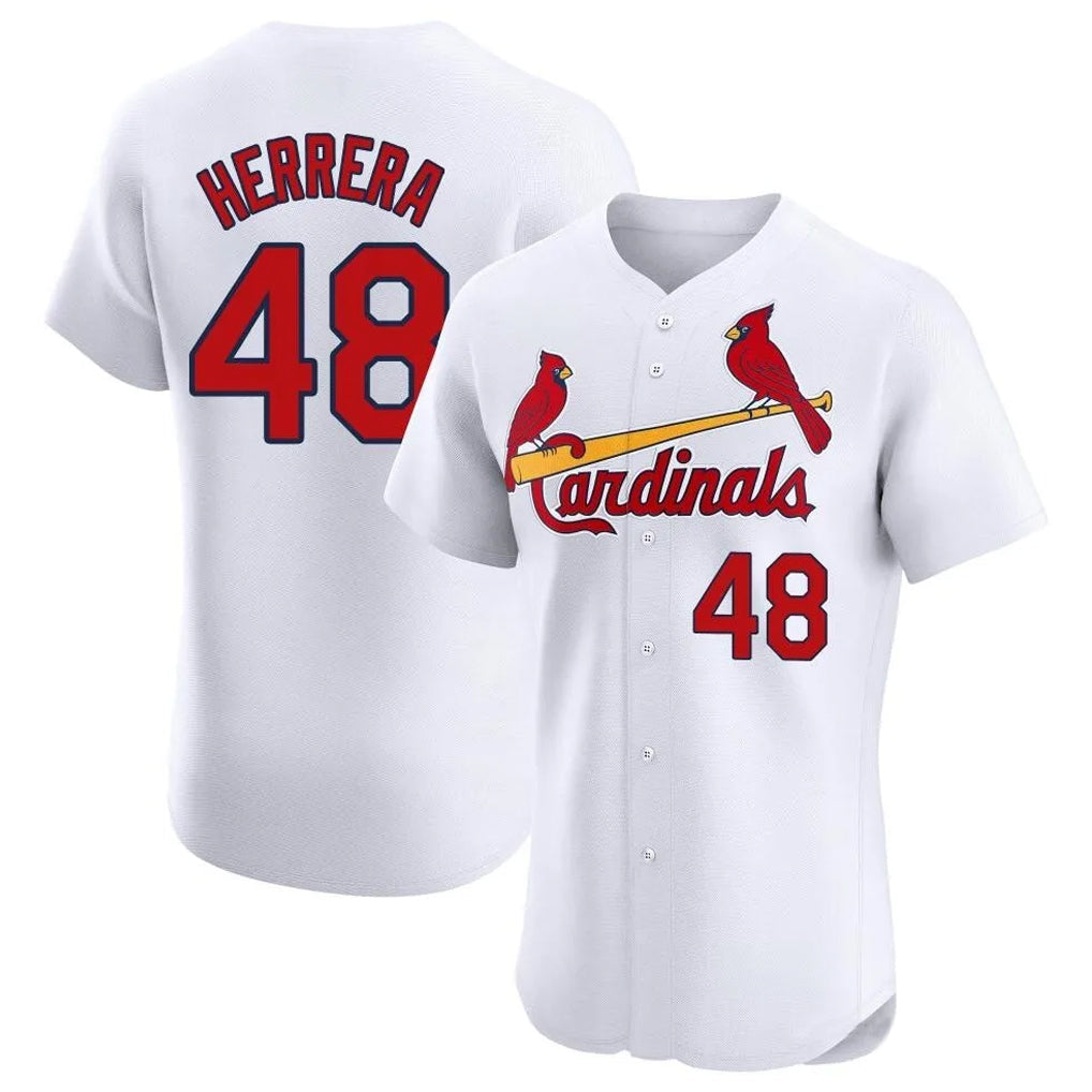 tocy St. Louis Cardinals #48 Ivan Herrera Player White Home Limited Elite Stitched Jerseys