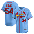 tocy St. Louis Cardinals #54 Sonny Gray Player Light Blue Home Limited Stitched Jerseys
