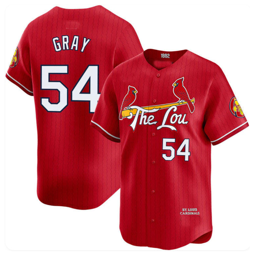 tocy St. Louis Cardinals #54 Sonny Gray Player Red City Connect Limited Stitched Jerseys