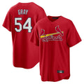 tocy St. Louis Cardinals #54 Sonny Gray Player Red Home Game Stitched Jerseys
