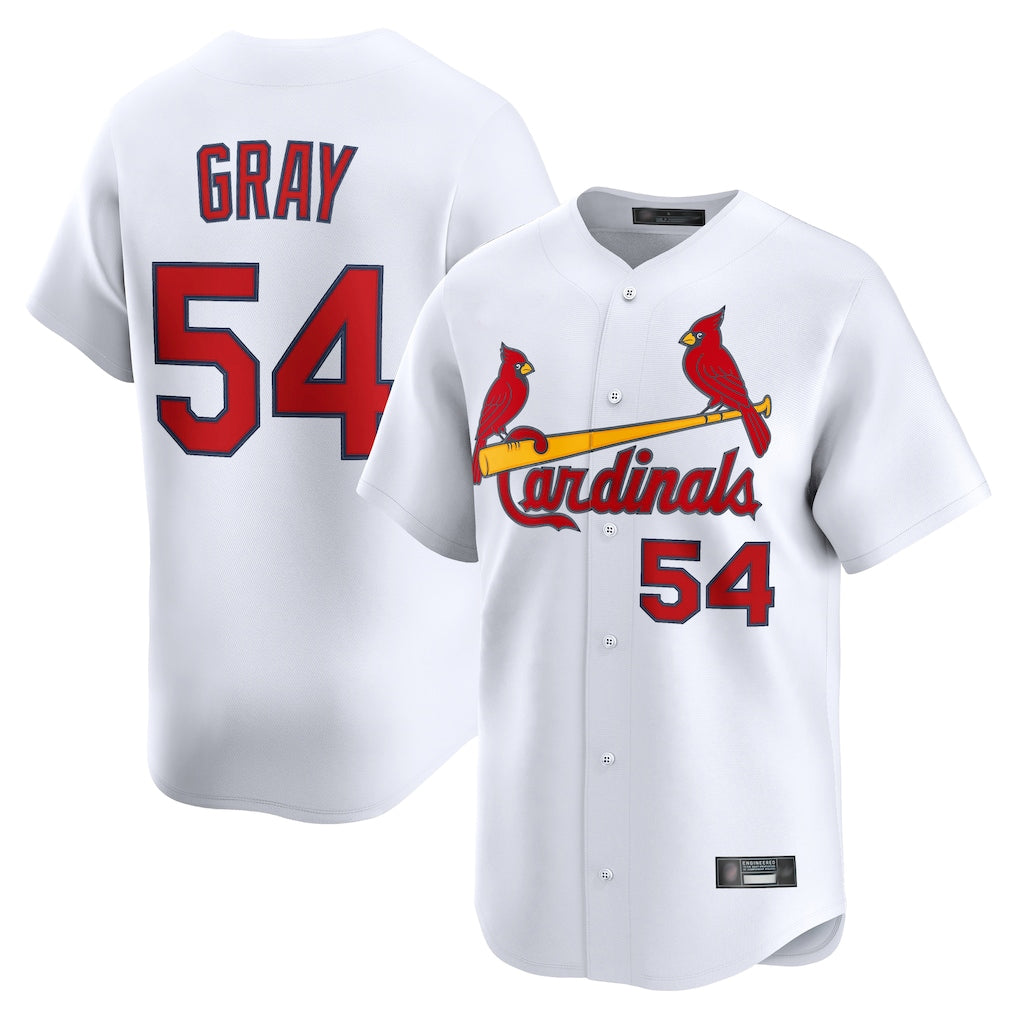 tocy St. Louis Cardinals #54 Sonny Gray Player White Home Limited Stitched Jerseys