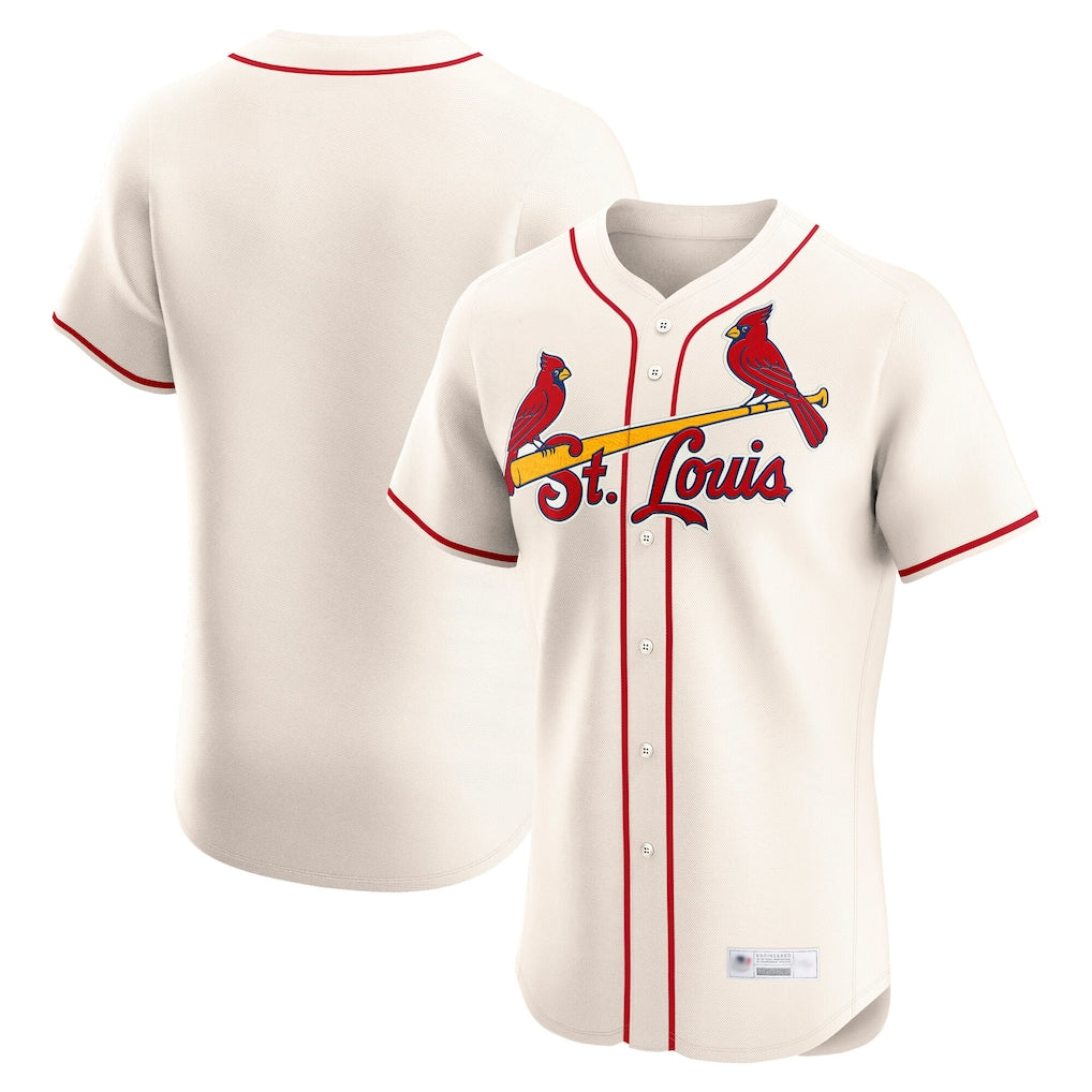 tocy St. Louis Cardinals Blank Player Cream Home Limited Elite Stitched Jerseys