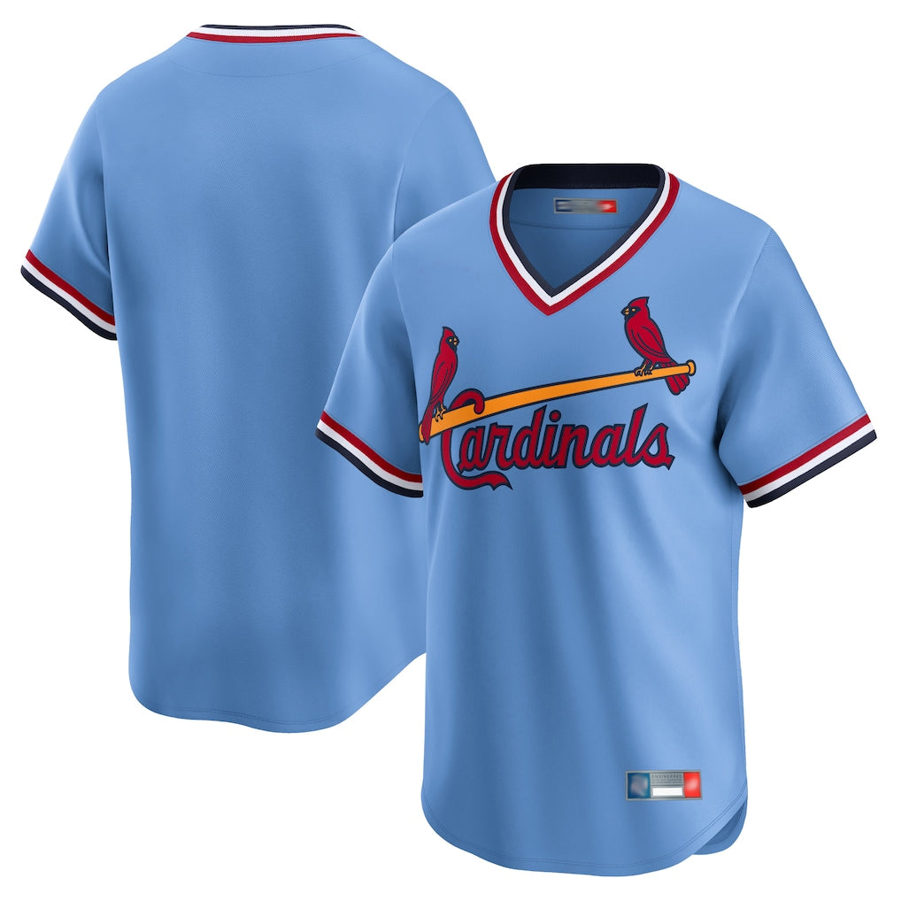 tocy St. Louis Cardinals Blank Player Light Blue Cooperstown Collection Limited T-shirt Stitched Jerseys