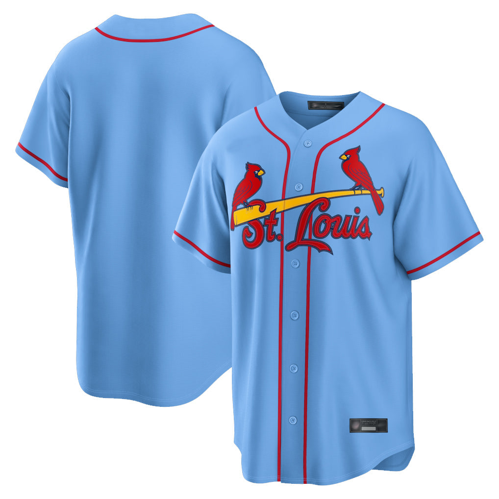 tocy St. Louis Cardinals Blank Player Light Blue Home Limited Game Stitched Jerseys