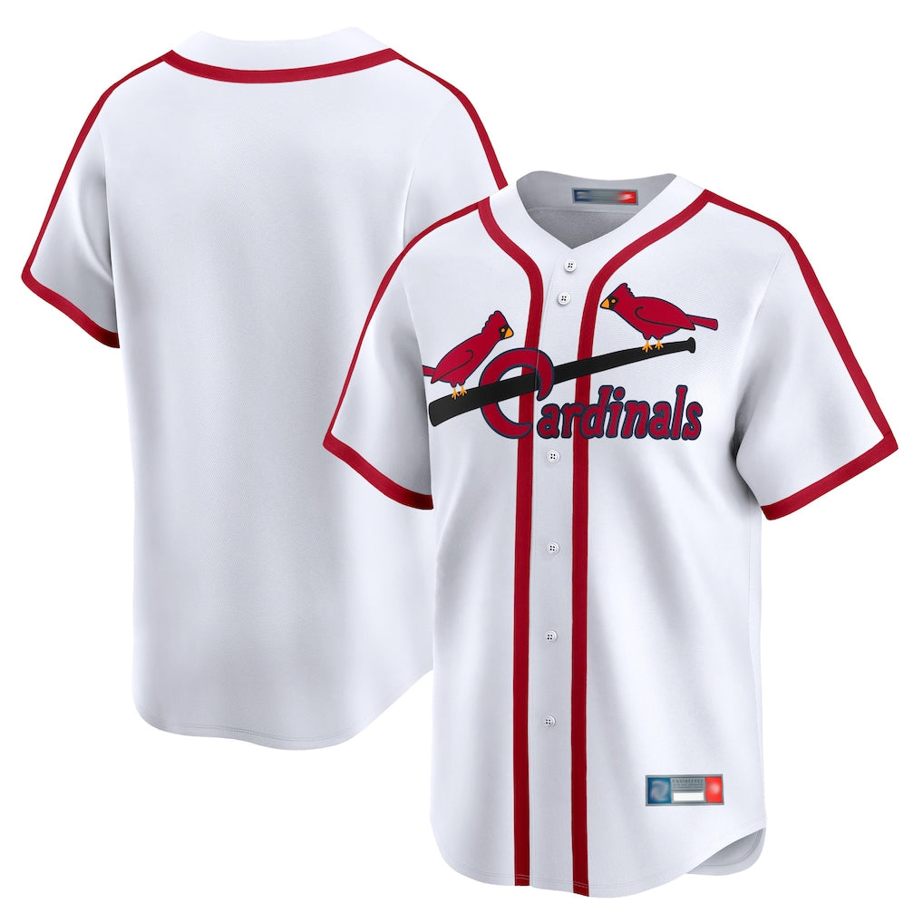 tocy St. Louis Cardinals Blank Player White Cooperstown Collection Limited Stitched Jerseys