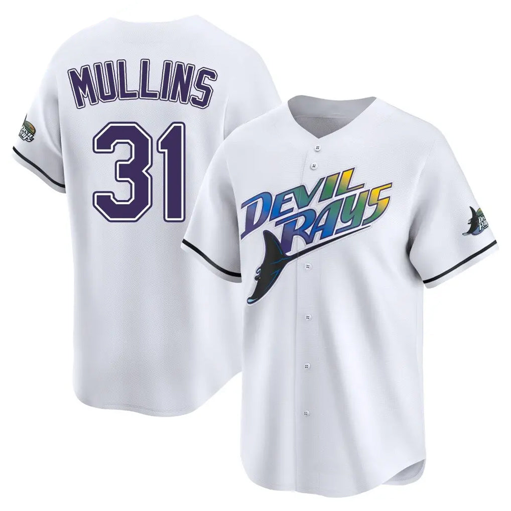 tocy T.Bay Rays #31 Cedric Mullins Player White City Connect Home Stitched Jerseys