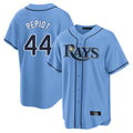 tocy T.Bay Rays #44 Ryan Pepiot Player Light Blue Home Limited Stitched Jerseys