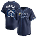 tocy T.Bay Rays #62 Jonathan Aranda Player Navy Home Limited Stitched Jerseys