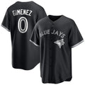 tocy T.Blue Jays #0 Andres Gimenez Player Black Home Game Stitched Jerseys